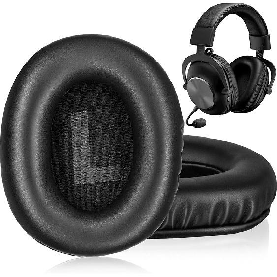 Сменные амбушюры для игровой гарнитуры Logitech G Pro/G Pro X Амбушюры Амбушюры для игровой гарнитуры Logitech G Pro/G Pro X (Натуральная кожа) leather