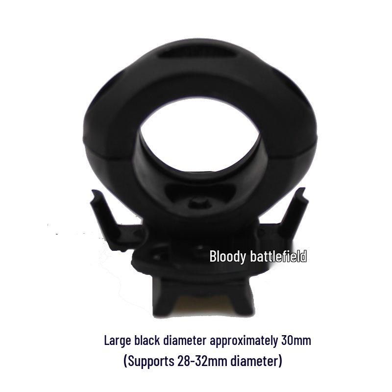 Helmet-Compatible Flashlight Mount for Cycling Accessories