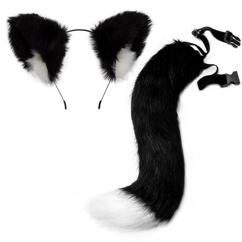 Cat Ear Bell Headband & Hairpin Set - Festive Headdress