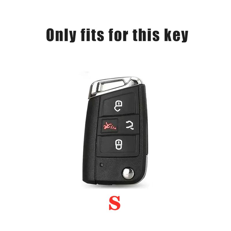 Pentru VOLKSWAGEN VW Carcasă Smart Key cu 4 Butoane Cover Shell Pentru Volkswagen VW Golf 7 ALLTRACK MK7 Tiguan SEAT Ateca Leon I