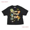 Reason Unisex Crop Top T Shirt All We Trust Is Us New Medium Vintage Designer Clothes Soft Stylish Top For Everyday Wear