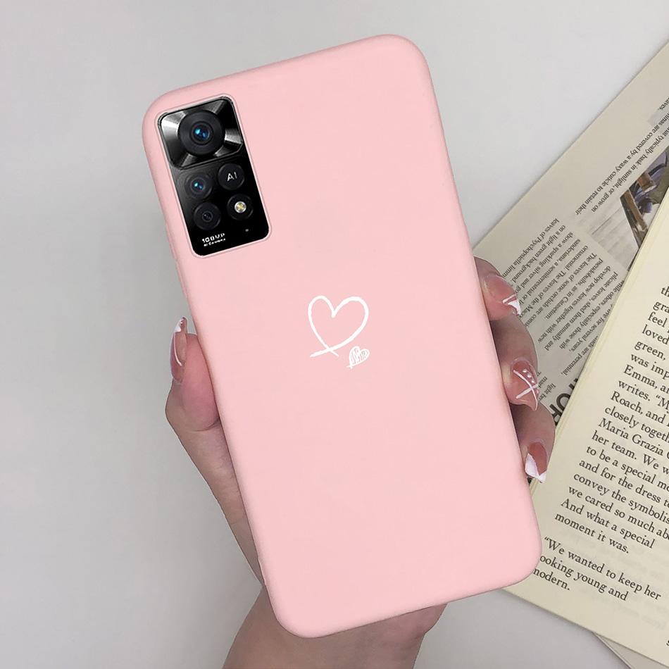 For Xiaomi Redmi Note 11 Pro 4G 5G Phone Case Cute Diasy Pattern Soft Silicone TPU Back Cover Funda For Redmi Note11 11Pro Coque