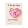 Handmade Heart Resin Charm Miniature Bird Ornament with Gift Card For Christmas Decorations Holiday Gift Exchanges P9YB
