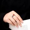 JMXD-Fu Ring Fashion Personality Temperament Simple Women's Open Silver Ring Ethnic Style Couple