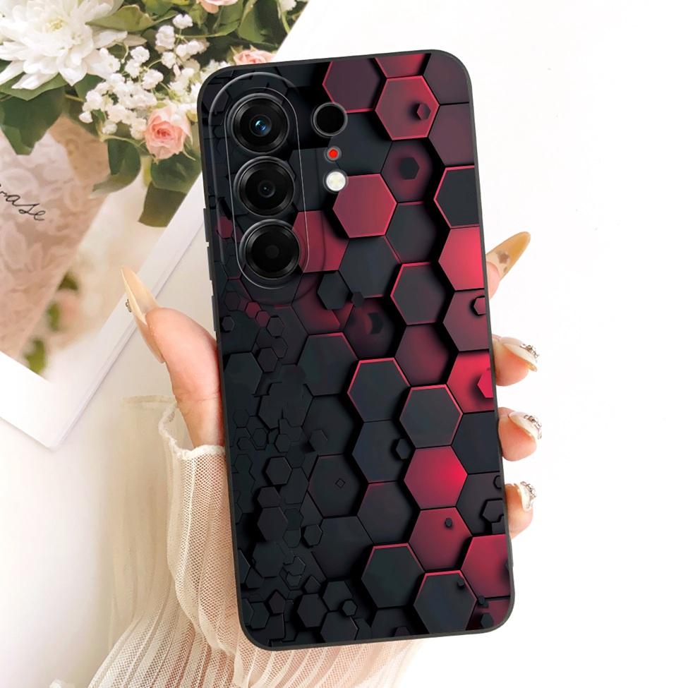 Hülle Für Tecno Camon 50 4G Cover CN5 Luxus Mode Blumen Kawaii Niedlich Bemalt Stoßfest Silikonhülle Für Techno Camon 50 4G