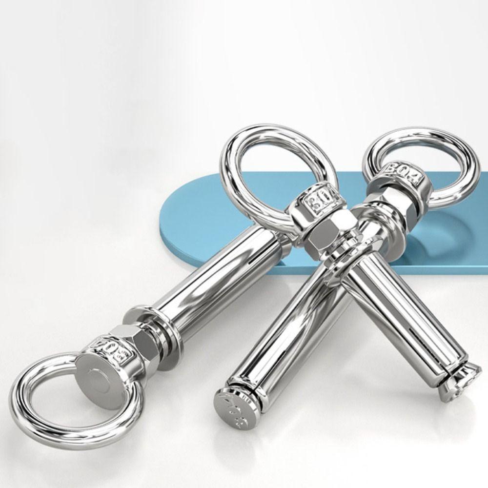 With Ring 304 Stainless Steel Expansion Bolts Silver Ring Expansion Screws  Wire Pipe Clamp