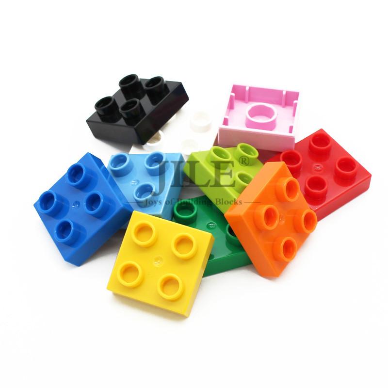 Big Size Building Blocks Brick Colorful Bulk Large Particles Set DIY Educational Compatible with Assembles Kids Toys Gifts