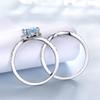Umcho Ringe mit himmelblauem Topas, Schmuckgeschenke zum Jahrestag, Geburtstag, Valentinstag, für Frauen, Ehefrauen und Mädchen