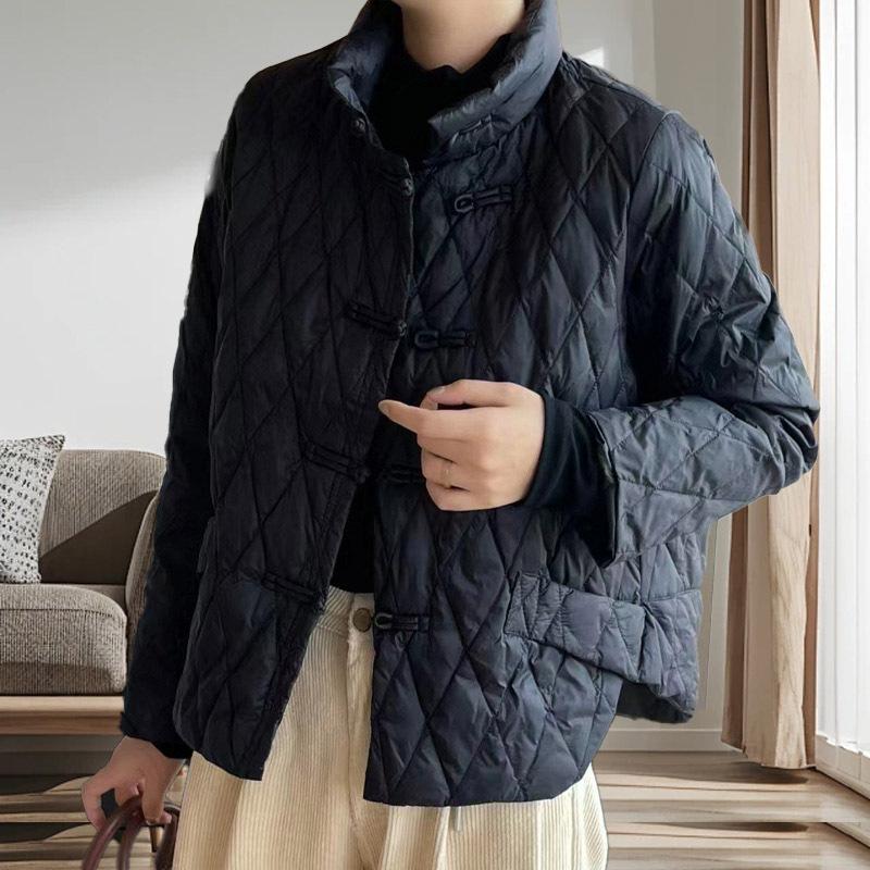 Down jacket short women's fashion winter new Chinese coat light and warm small man Pinghu