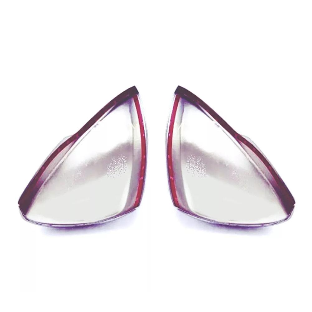 2 peças esquerda e direita capa de espelho cromado para Vauxhall para Opel para ASTRA K 2015+ capa de espelho de carro