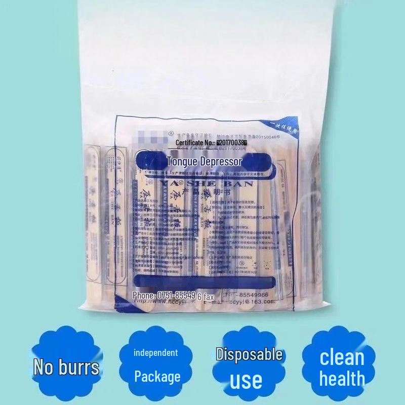 Одноразовые деревянные шпатели HAOTO