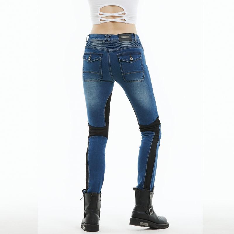 Womens Motorcycle Riding Pants With Mesh Ventilation Silicone Padding Bike Touring