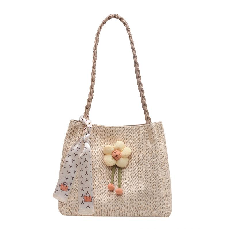 2025 Summer New Large Capacity Beach Vacation Single Shoulder Crossbody Commuter Tote Bag