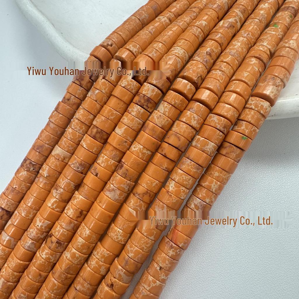 3x6mm Mixed Stone Spacer Beads for DIY Jewelry Making