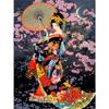 Girl Japanese Diamond Kimono Embroidery Geisha Beauty Portrait Cross Stitch Mosaic 5d Diy Diamond Painting Kit Embroidery Crafts