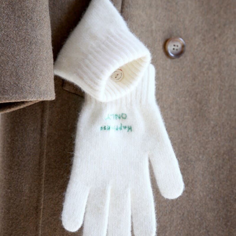 Orb Studio DON’T FORGET ME Wool Gloves (Grey)