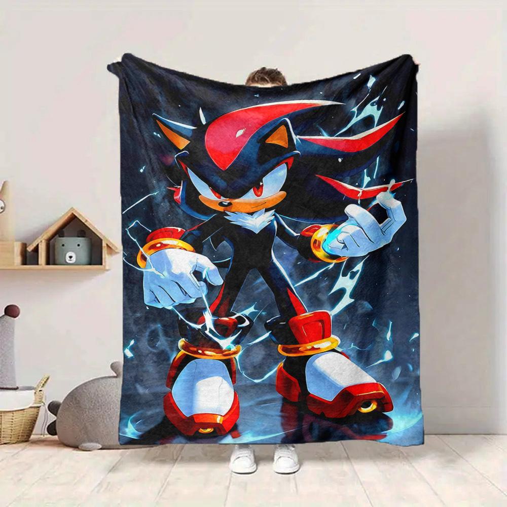 

1pc Shadow Sonic Soft Skin-Friendly Flannel with Digital Printing, Various Sizes Available for Family, Friends, Birthday005 130cmx150cm