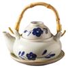 Ceramic Japanese earth bottle steamed porcelain Japanese Zefeng tea kettle set home restaurant single pot cup