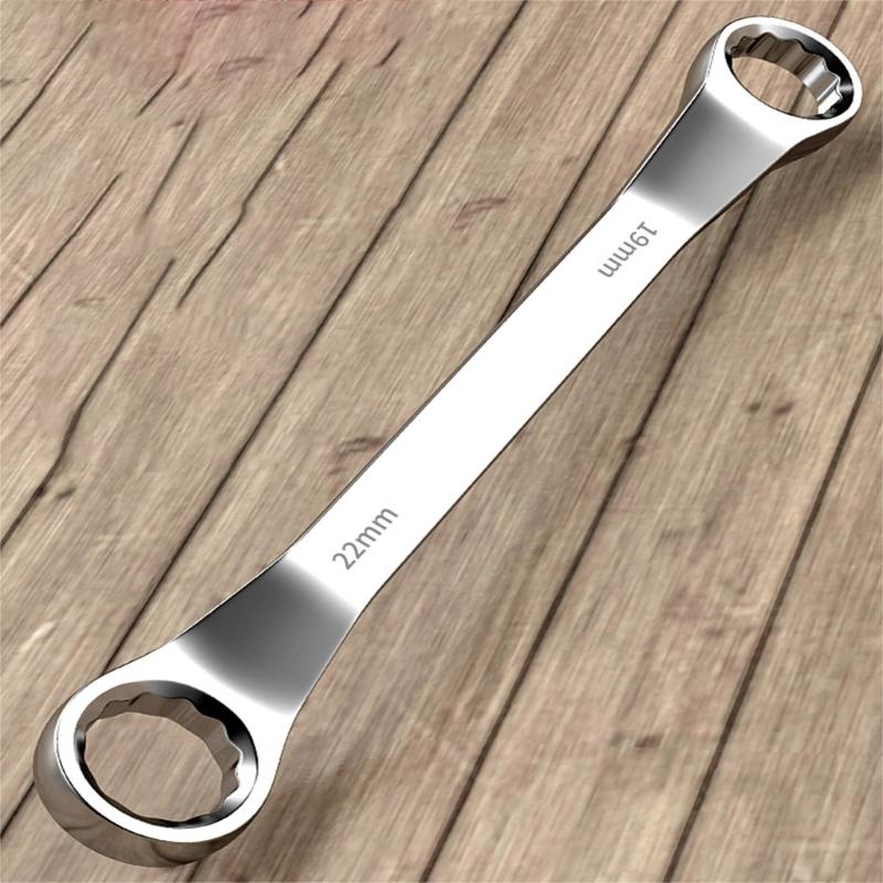 45 Degree Double End Box End Wrench Offset Spanner Garage Workshop Repair Hand Tool Hardened Offset Spanner Tool