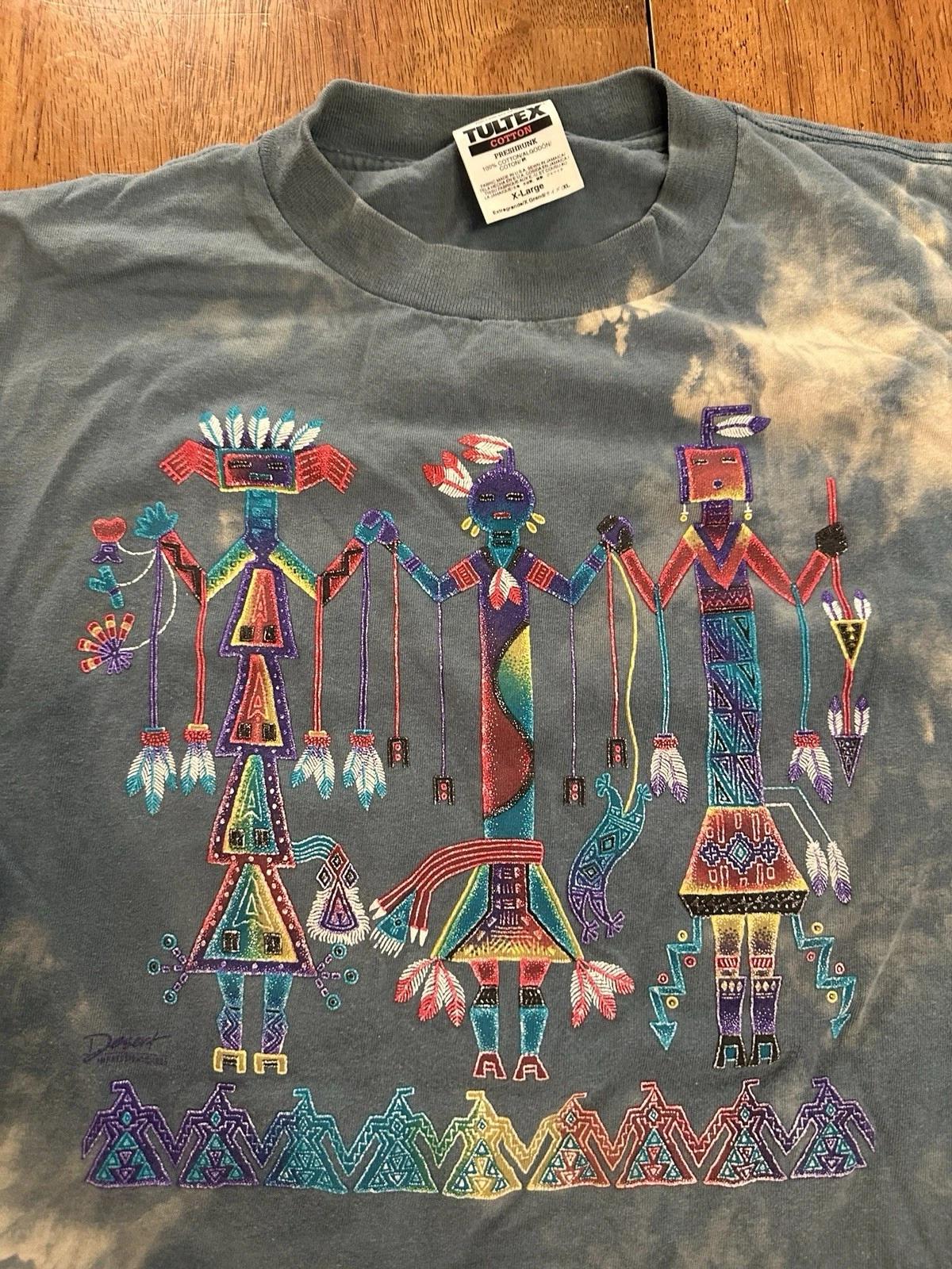 Vintage 90s Desert Impressions Aztec T Shirt XL XL