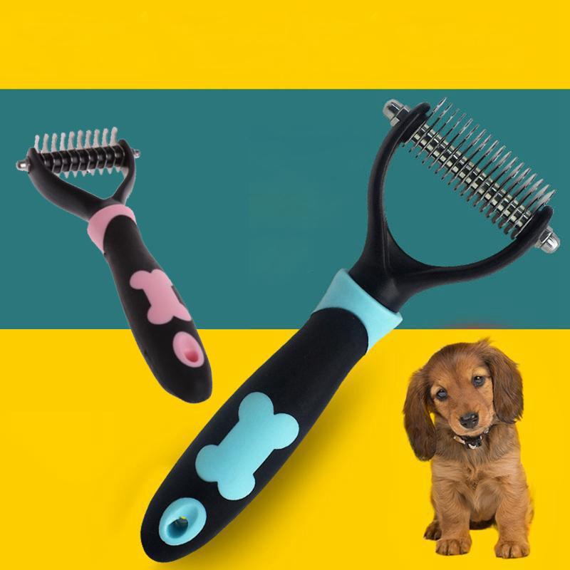 Buy Dog Pet Brush Grooming Deshedding Tool Trimmer Comb Rake LUL at