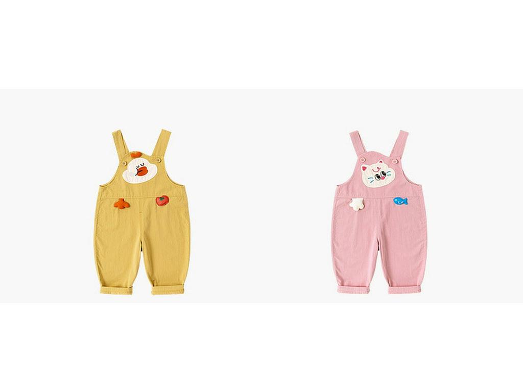 Dudu Family 100% Cotton Kids Spring Overalls: New Baby Jumpsuit for Boys