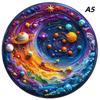 Colorful Dream Starry Sky Wooden Jigsaw Puzzle - DIY Intelligent Toy for Kids  Adults - Perfect for Christmas Halloween Birthda