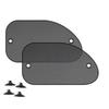 2025 Último Modelo 2 Piezas Tamaño Universal 25.59x14.96 Pulgadas Parasol para Coche para Lateral