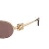 Miu Miu Logo Aviator Sunglasses Women sunglasses Gold 0MU54ZS-ZVN70D53