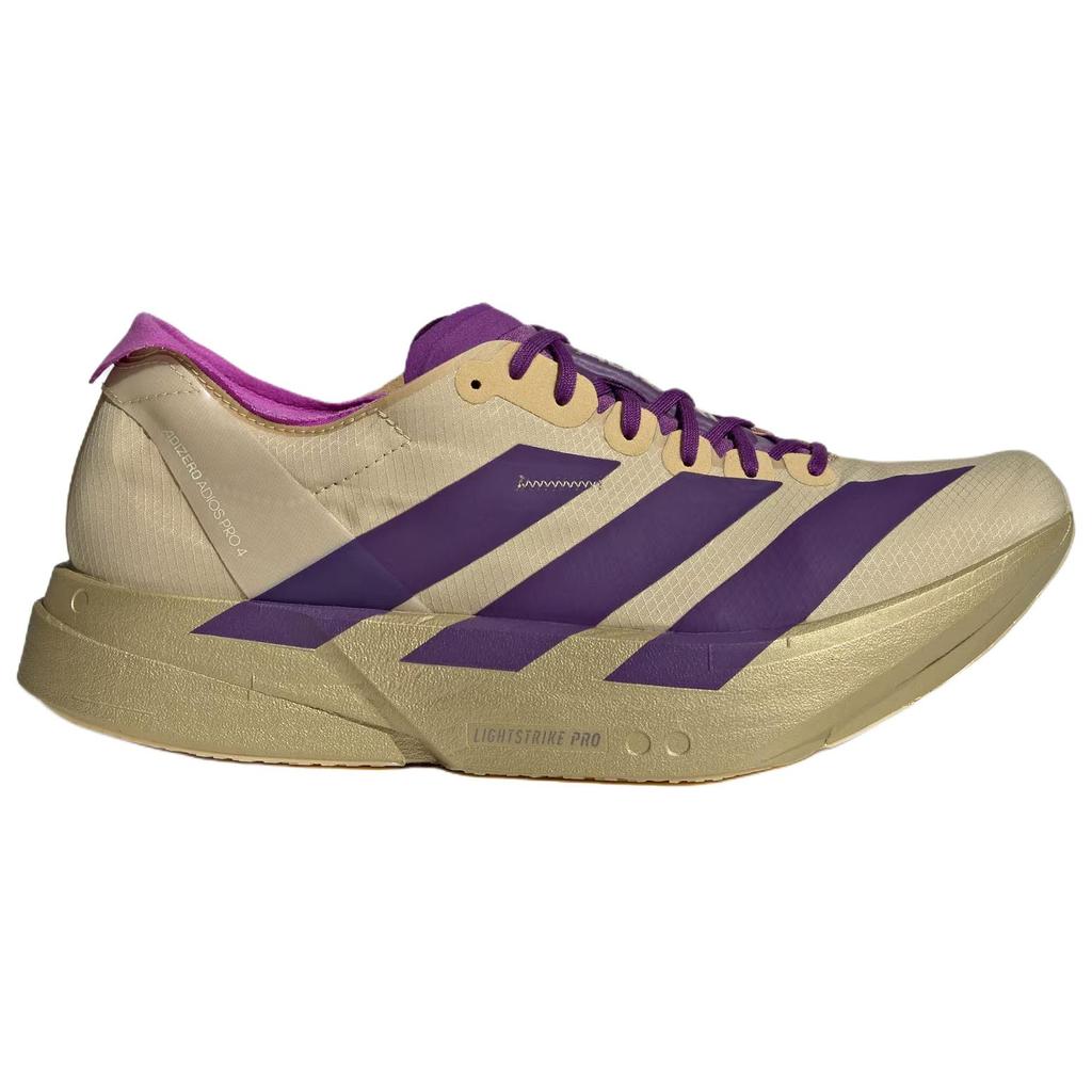 adidas Adizero Adios Pro 4 Sand Scarpe da Ginnastica da Uomo Sabbia Sabbia Ricca-Viola JR7410