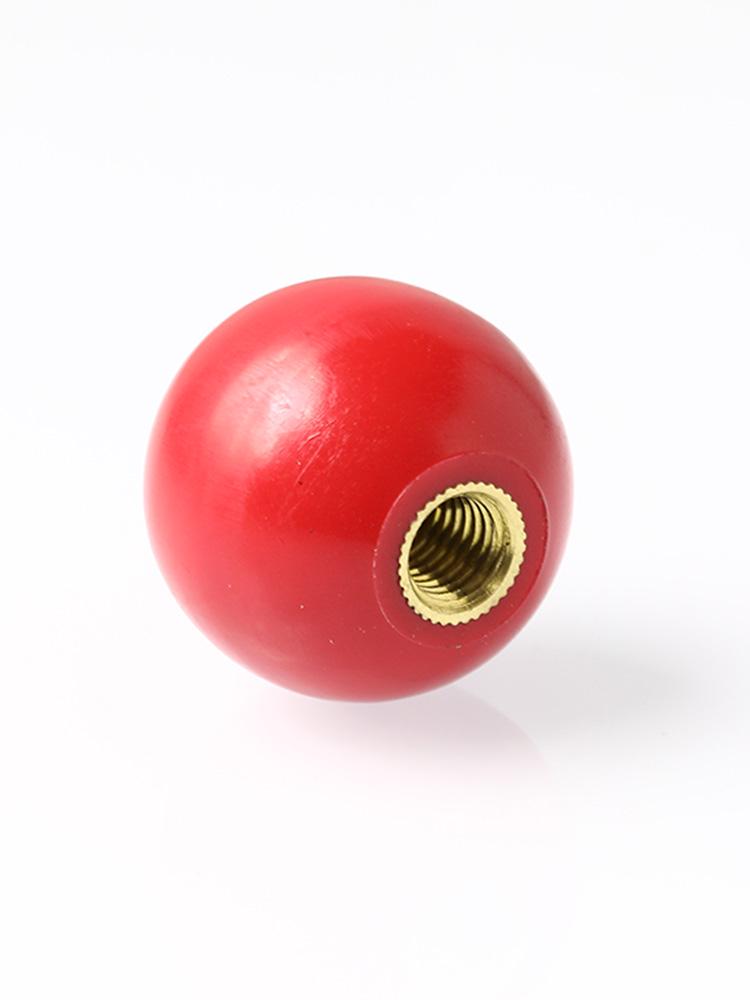 Bakelite Handle Plastic Round Ball Lever with Red Copper Core and Black Iron Core, M4-M16