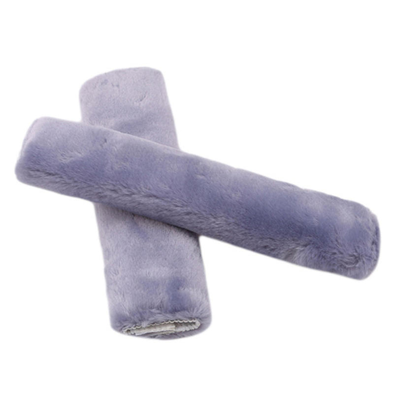 2Pcs Universal Plush Car Seat Belt Cover Adjustable Car Safety Belts Cover Shoulder Pad for Kids Adults Car Interior Accessories