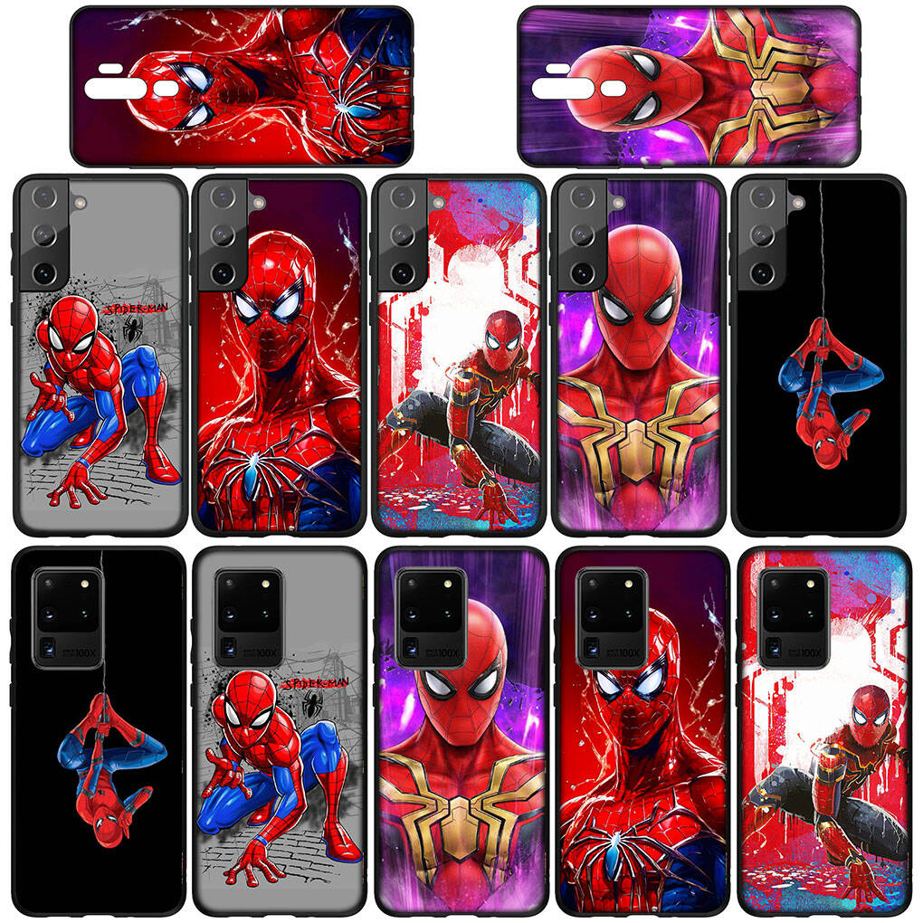 Handyhülle für iPhone 17 16 15 Xiaomi Poco F8 F7 X7 X6 M8 C85 C75 C71 Redmi Note 14 13 12 11 Pro Max A3 14C 13C 15C Comics Spiderman Spider Man Hülle