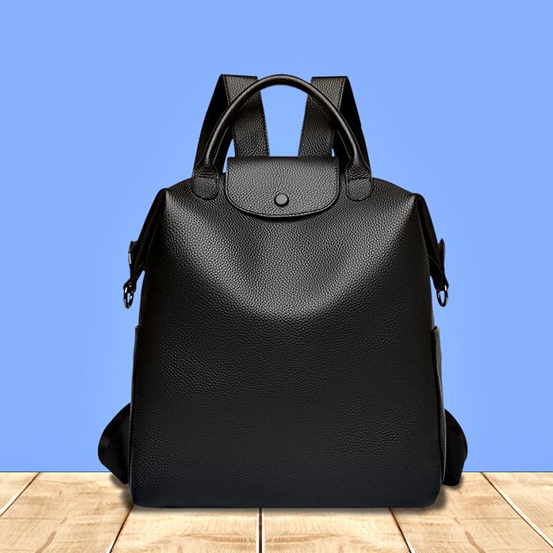 2026 High-End Genuine Leather Backpack: Large Capacity, Casual Travel, Versatile Fashion