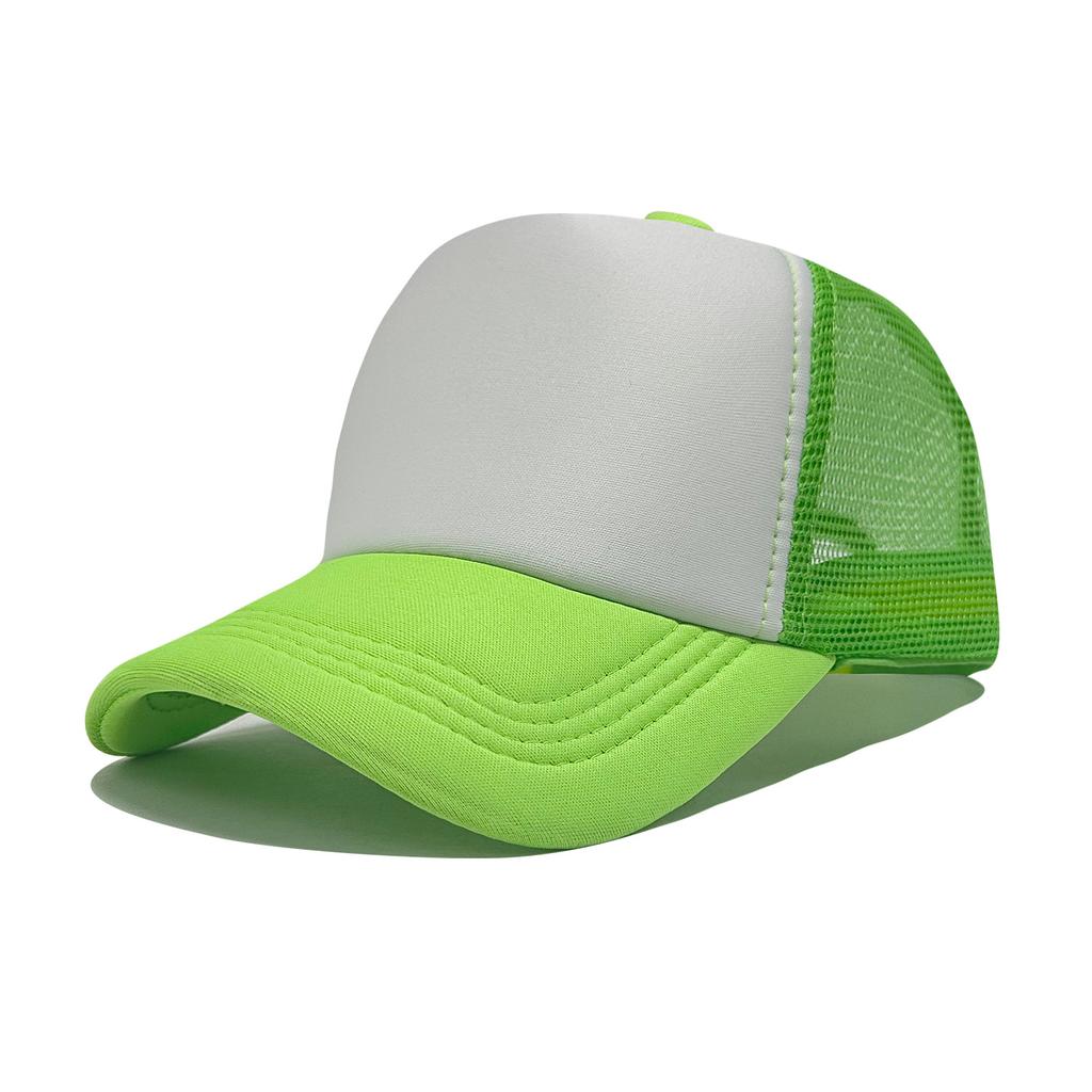High Quality Custom LOGO 5 Panel Mesh Baseball Cap Print Embroidery Sponge Foam Trucker Hats
