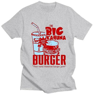 Letni Kawaii Top Bluzy Casualowe Ubrania Anime Koszulka Kahuna Burger Nadruk Kreskówkowy Retro Okrągły Dekolt Koszula Estetyczne Ubrania