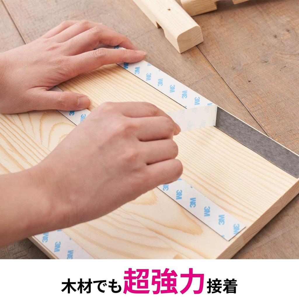 3M Scotch Super Strong Tape for Rough 19mm x 10m PRO-19 Double-Sided Surfaces,