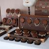 Walnut Wood Bracelet Tray Necklace Bracelet Display Rack Simple Jewelry Display Stand  Women