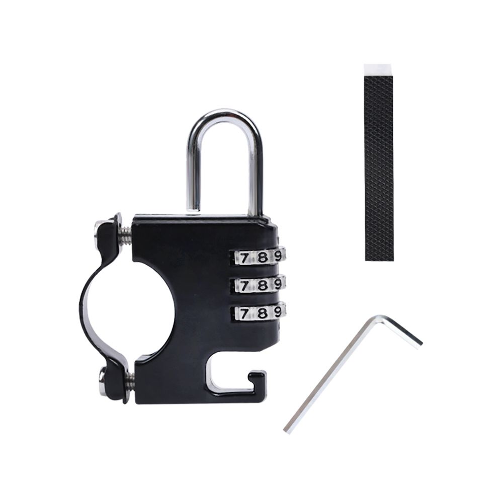 Fixed Helmet Password Lock E-Bike Motorcycle Scooter Cycling Supplies Electric Bicycle Security