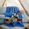 Personalized Custom Name Blanket - Top Gun Maverick Print Design,Blanket for Sofa,Bed,Travel,Camping - Soft and Warm, Great Gift
