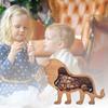 1PC Children Transparent Glass Wooden Animal Coin Piggy Bank Money Boxes Piggy Bank For Kids