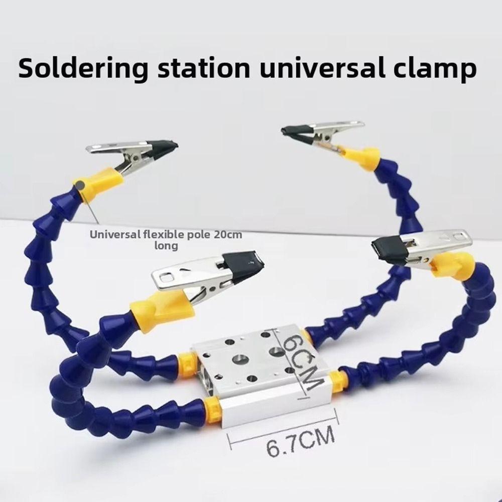Flexible Arm Soldering Helping Hands Octopus Design Welding Fixture Station Jewelry Making