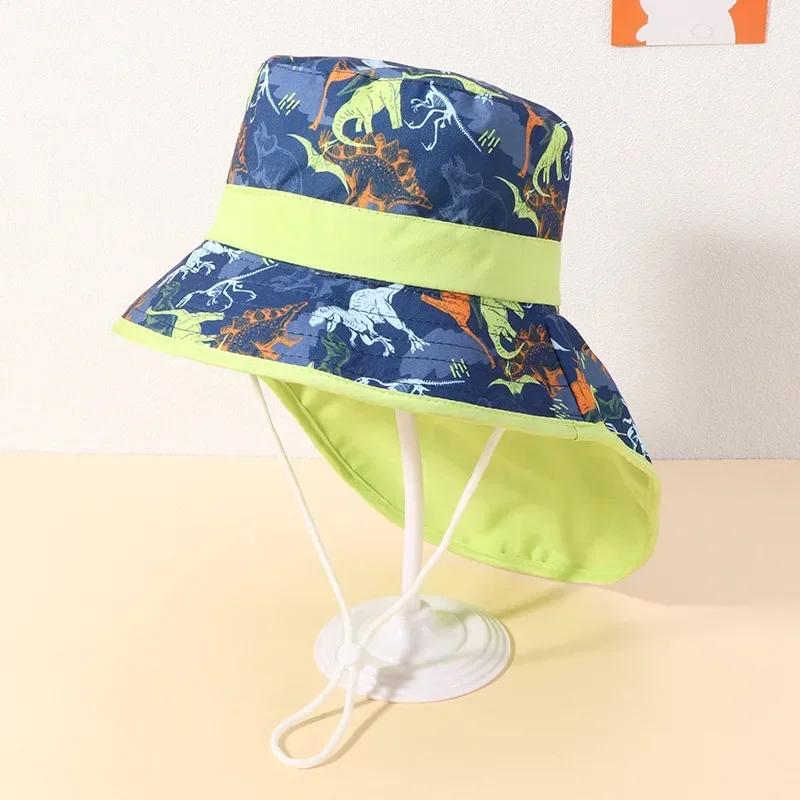 Spring Summer Cotton Baby Sun Hat for Girls Boys Baby Bucket Hat Outdoor Children UV Protection Beach Hat