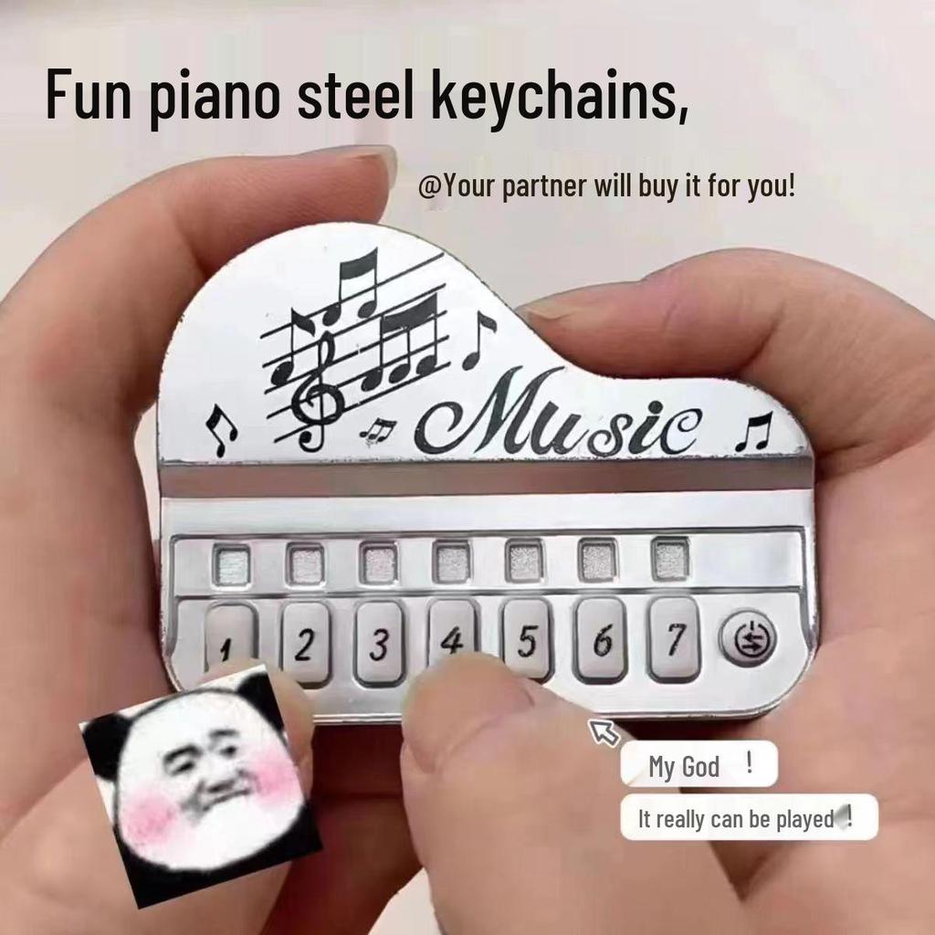 Exklusiver Neukunden-Gutschein: Kreatives Leuchtendes Klavier Meister Schlüsselanhänger Spielzeug