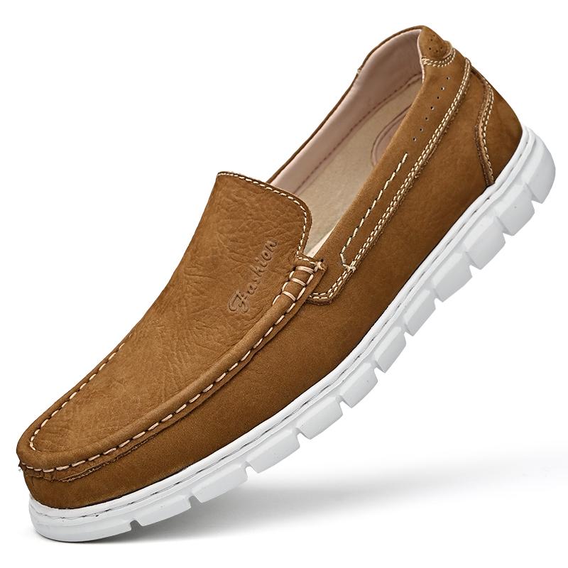 FashionLuxury Summer Men Loafers Wedding Dress White Driving Moccasins Footwear Man Casual Shoes Leather Slip On Super Light Male Shoes