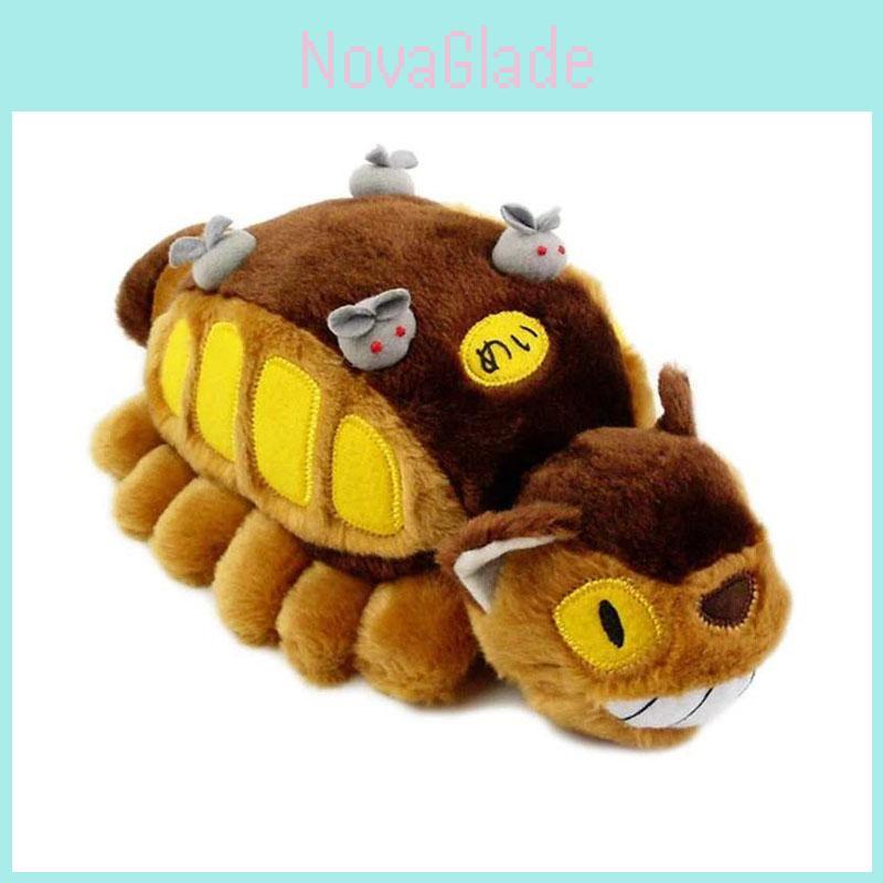 Cuddly 12" My Neighbor Totoro Cat Bus Plush Doll Catbus Pillow For Cozy Comfort