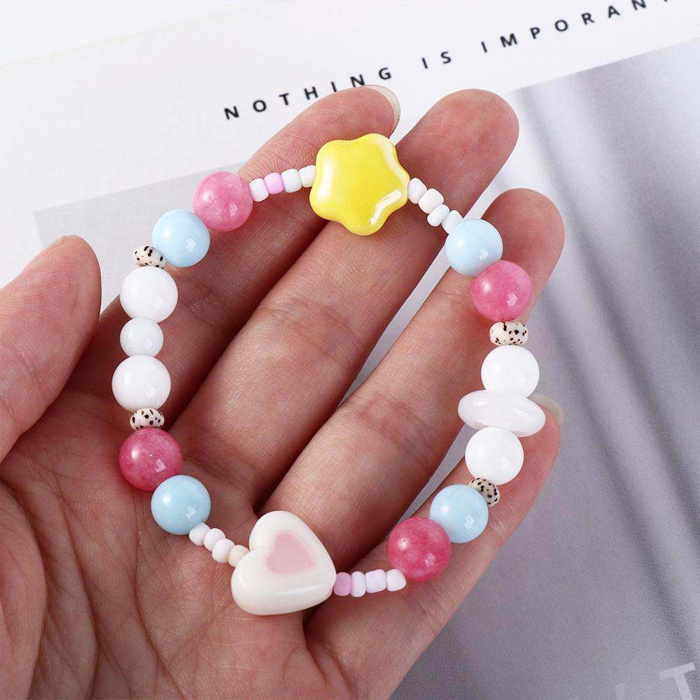 Koreanischer Stil Damen Schmuck Zubehör Liuli Stern Anhänger Armband Schmuck Zubehör Mädchen