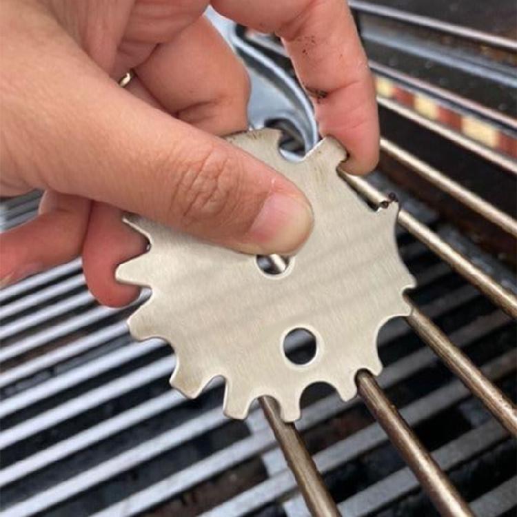Rustproof Ergonomic Professional Stainless BBQ Cleaner Heavy Duty Grill Brush For Safe Efficient Food Residues Removal