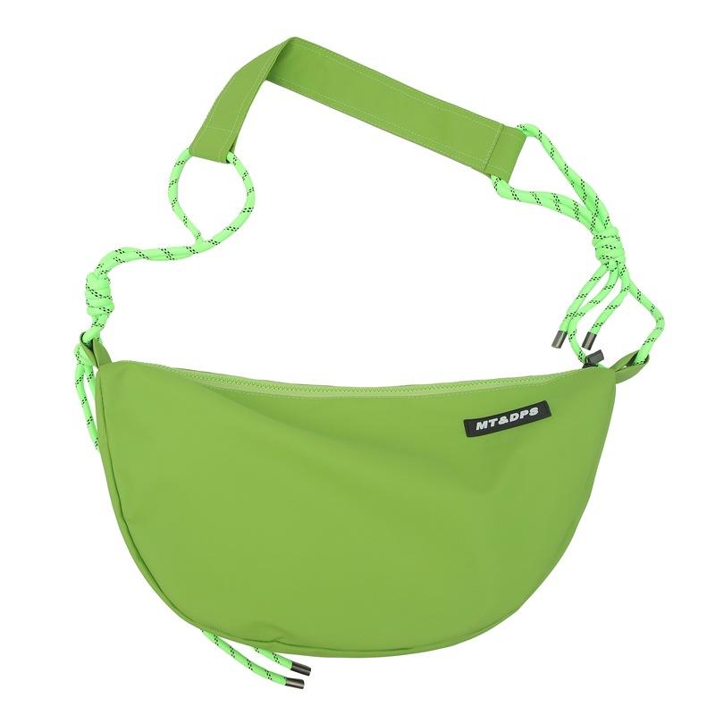 

Casual Versatile Oxford Cloth Small Women S Bags Popular And Popular Messenger Bags Fashionable One-Shoulder Dumpling Bags зелёный