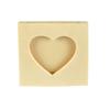 Mini Wooden Clips Photo Frame Heart 4.3 Cm 4 Pieces